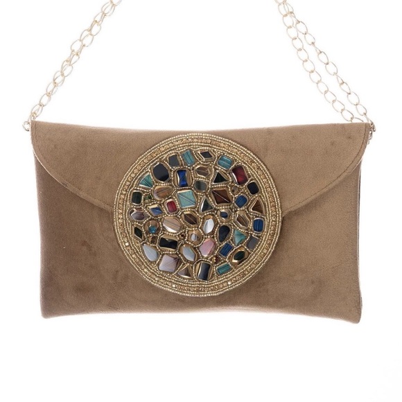 Hand Beaded Suede Bags. - Picture 3 of 5